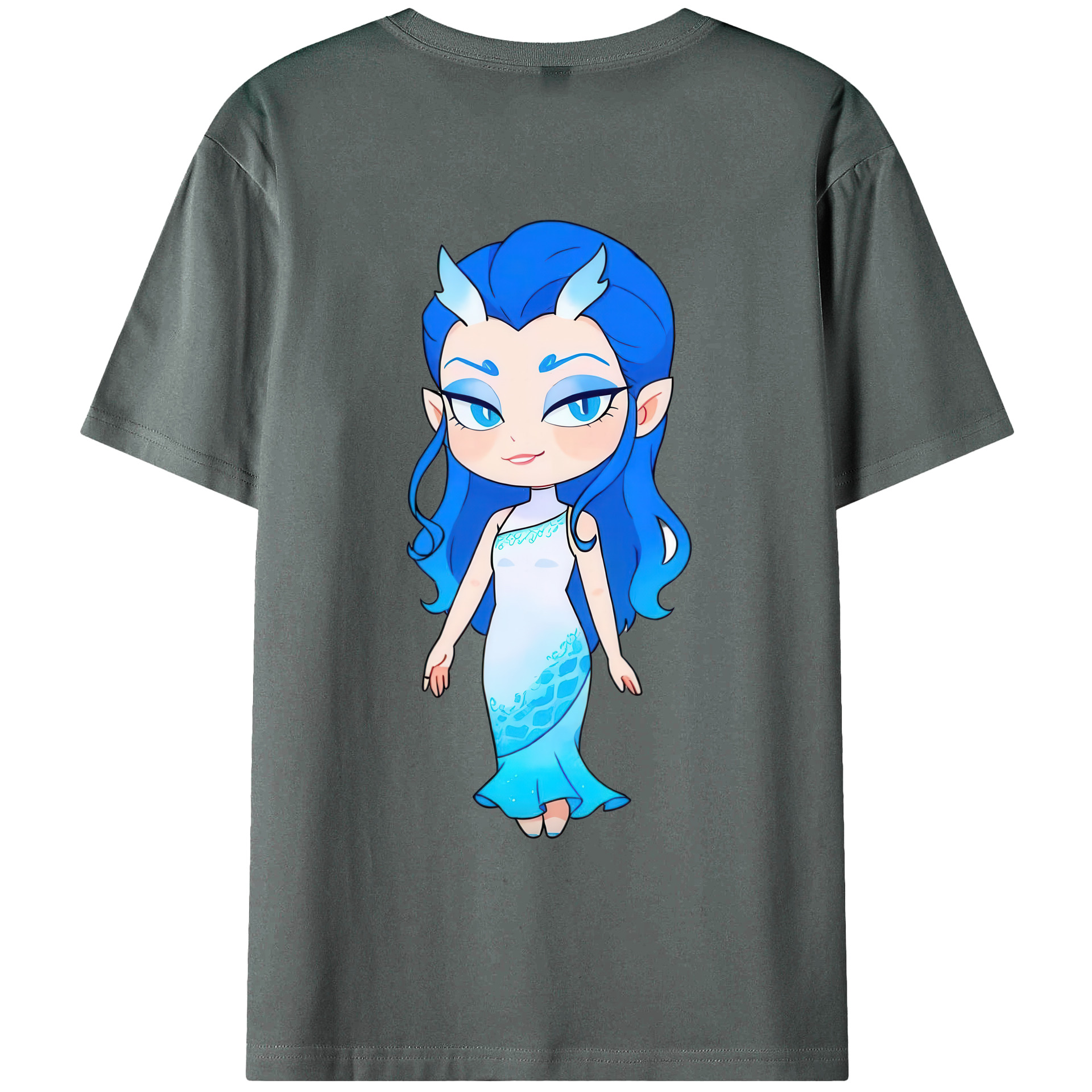 （画像用） Ne Zha 2 ナタ 魔童の大暴れ 綿100％ メンズ半袖Tシャツ（バックプリント） 通気性
